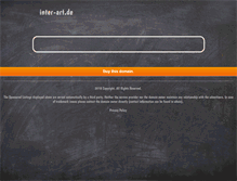 Tablet Screenshot of inter-art.de